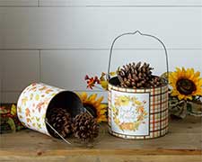 Fall Boxes, Buckets, and Tins