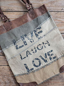 Vintage Style Canvas Bags