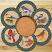 Song Birds Braided Jute Trivet Set, by Capitol Earth Rugs