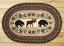 Black Bear & Moose Braided Jute Rug, by Capitol Earth Rugs