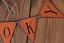 Spooky Hand-painted Wooden Mini Pennant Garland, by Our Backyard Studios in Mill Creek, WA