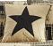 Jamestown Black & Tan Quilted Star Pillow, by Olivia's Heartland