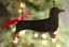 Dachshund Ornament - hand painted with personalization