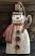 Glad Tidings Snowman Ornament, by Carson Home Accents