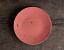 Coral Pink Distressed Decorative Plate, by Our Backyard Studio