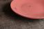 Coral Pink Distressed Decorative Plate, by Our Backyard Studio