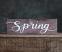 Spring Wood Sign - Dusty Lavender