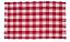 Picnic Red Check Woven Rug, by Olivias Heartland