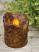 Burnt Mustard Battery Votive Candle with Timer, by The Hearthside Collection