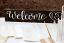 Personalized Hand Lettered Welcome Sign