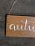 Autumn Hand-Lettered Wooden Sign, by Our Backyard Studio