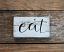 Eat Wood Sign, by Our Backyard Studio