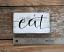 Eat Wood Sign, by Our Backyard Studio