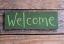 Welcome Reclaimed Wood Sign,
