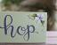 Hippity Hop Sign with Purple Flowers