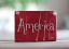 Red America Small Wooden Sign