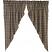 Bring a simple rustic touch to your home with the Wyatt Prairie Curtain, featuring beautiful colors of khaki, crimson, black, and moss green plaid