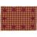 The Burgundy Star Placemat offers a timeless burgundy and tan check pattern and is beautifully decorated with appliqued stars.
