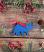 Triceratops Ornament - Blue