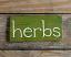 Herbs Wood Sign