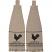 Sawyer Mill Charcoal Poultry Button Loop Kitchen Towel Set of 2