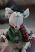 Scarved Mouse Sitting Doll with Top Hat