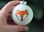 Fox Personalized Glass Ornament