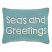 Sanbourne Seas and Greetings Pillow 14x18 by VHC Brands at The Weed Patch