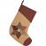 Tea Star 15 inch Stocking by VHC Brands at The Weed Patch