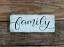 White Family Distressed Sign