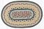MS-782 Classic Stucco Braided Oval Tablemat