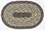 MS 9-110 Moss Bark Braided Oval Tablemat