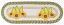 OP-9-120 Pears & Sunflowers 36 inch Braided Table Runner