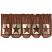 Abilene Patch Block and Star Valance - 60 inch