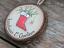 Baby's 1st Christmas Stocking Wood Slice Ornament