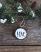 Personalized Love Wood Slice Ornament