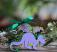 Purple Friendly Dragon Personalized Ornament