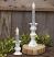 White Alette Candle Holders