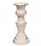 5.5 inch White Alette Candle Holder