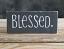 Blessed Shelf Sitter Sign with Heart