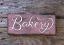 Retro Bakery Hand Lettered Wood Sign