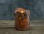 4 inch Burnt Mustard Dripped Pillar Candle