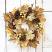 Brown & Gold Harvest Time Wreath