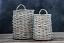 Gray Willow Oval Baskets (Set of 2)
