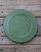 Moss Green Distressed 9.5 inch Candle Plate