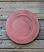 Coral Salmon Distressed 9.5 inch Candle Plate