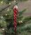 Red Polka Dot Twisted Icicle Ornament