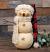 Lodge Snowman with Santa Hat