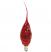 Ruby Red Flickering Silicone Light Bulb Small