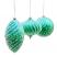 Icy Blue/Green Glass Ornament